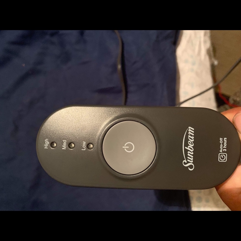 Sunbeam heating blanket